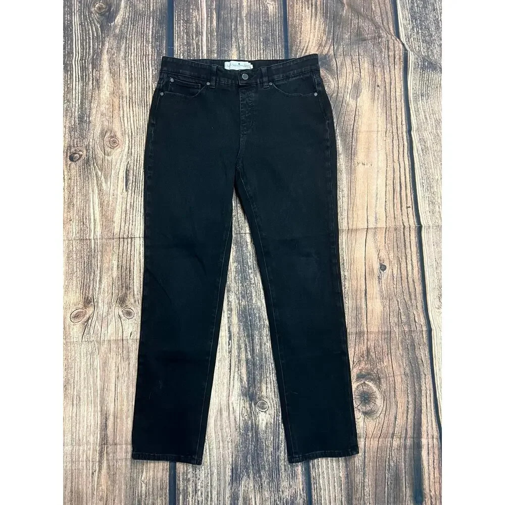 Soft Surroundings‎ Women's Medium Black Skinny Jeggings Jeans Stretch 5-Pocket